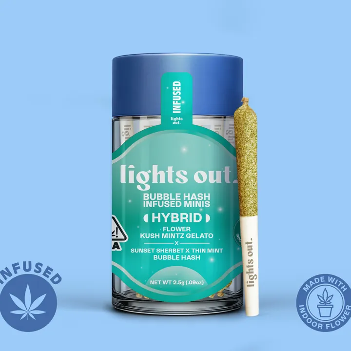 LIGHTS OUT KUSH MINTZ GELATO PACKAGE